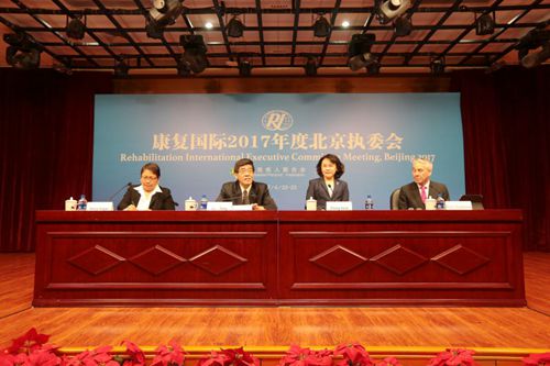 图为康复国际2017年度北京执委会开幕式现场