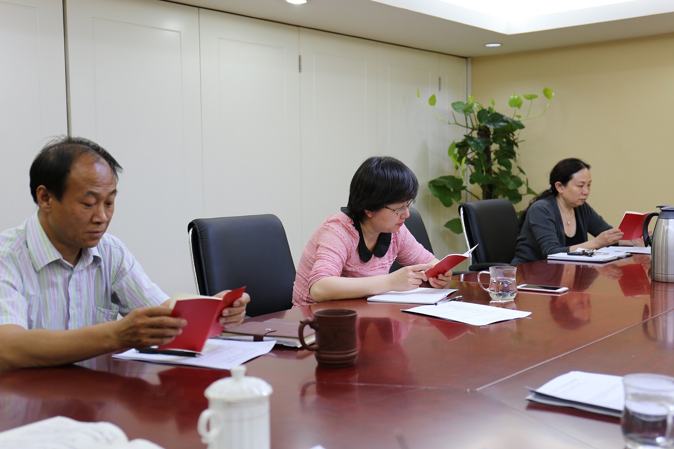 北京市残疾人联合会-盲人按摩指导中心党支部召开“两学一做”学习教育部署会