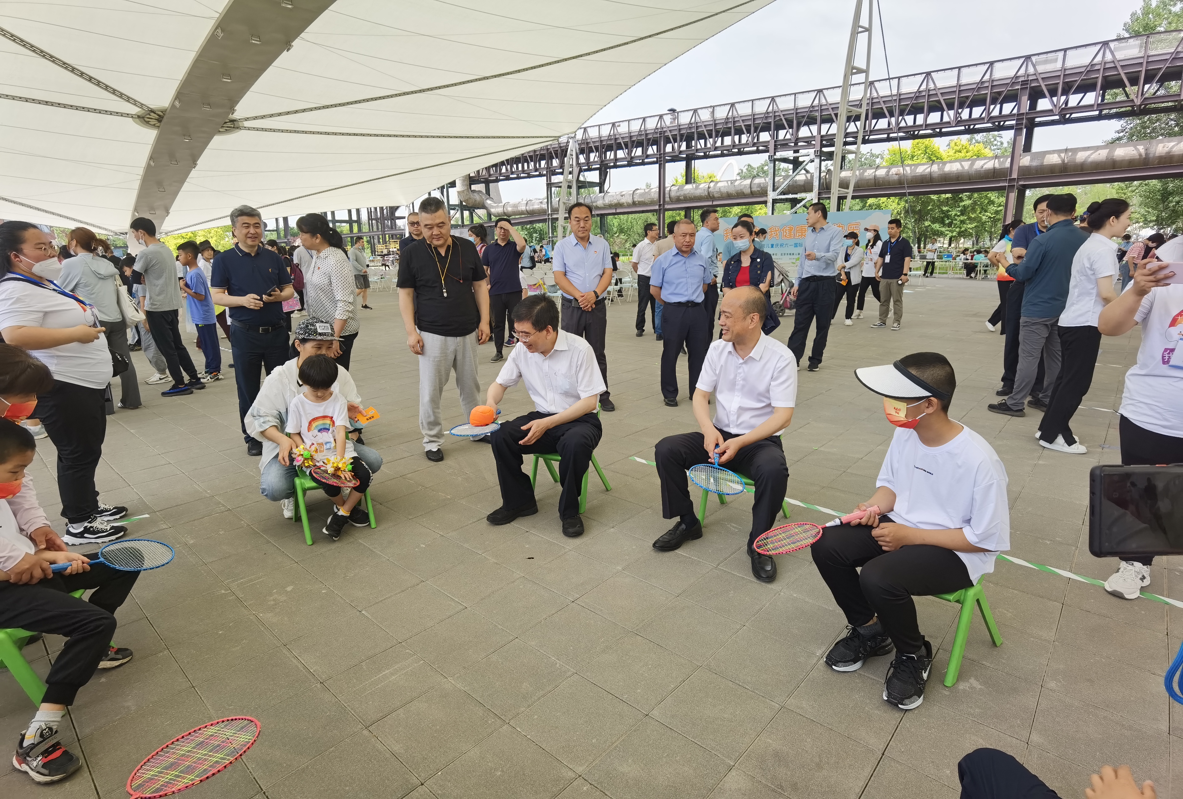 北京市残疾人联合会-北京市残联举办“我运动 我健康 我快乐” 残疾儿童庆“六一”趣味运动会