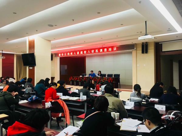 北京市残疾人联合会-朝阳区残联举办残疾人家庭收入状况调查培训会