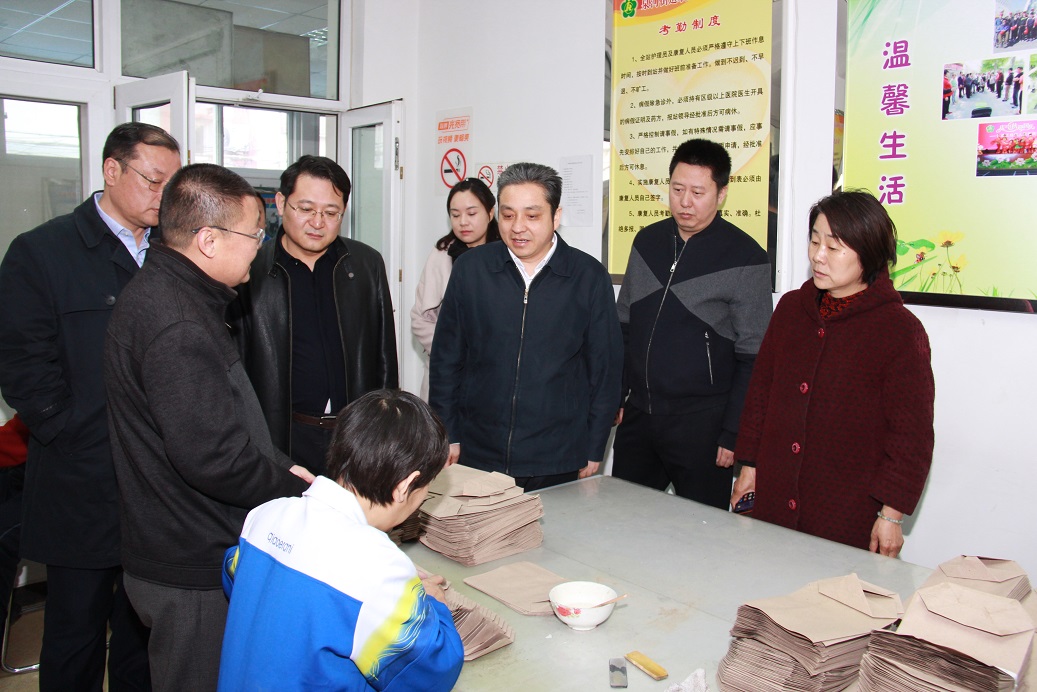 北京市残疾人联合会-市残联领导来怀调研残疾人就业工作
