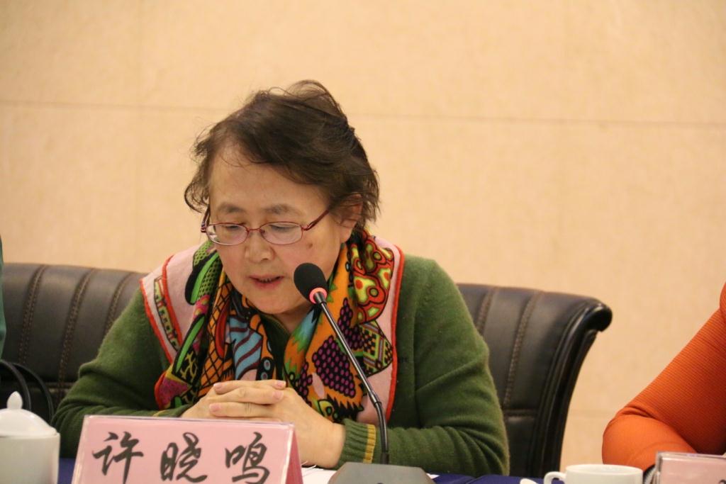 中国残疾人康复协会许晓鸣常务副理事长致辞现场