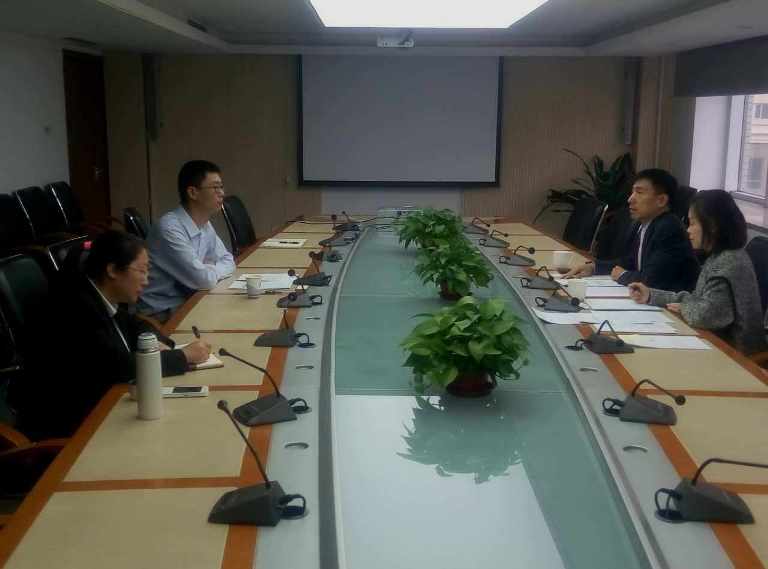 韩国驻中国大使馆雇佣劳动官孙必壎先生到访社就中心