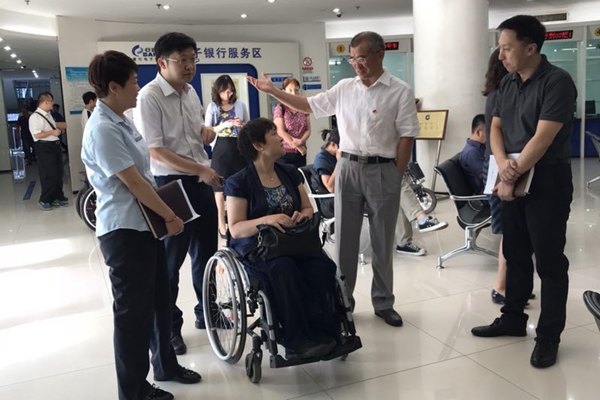 图为体验现场