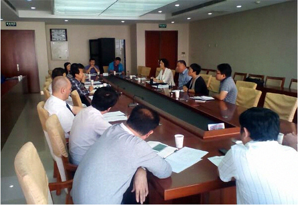 图为西城区座谈促进会现场