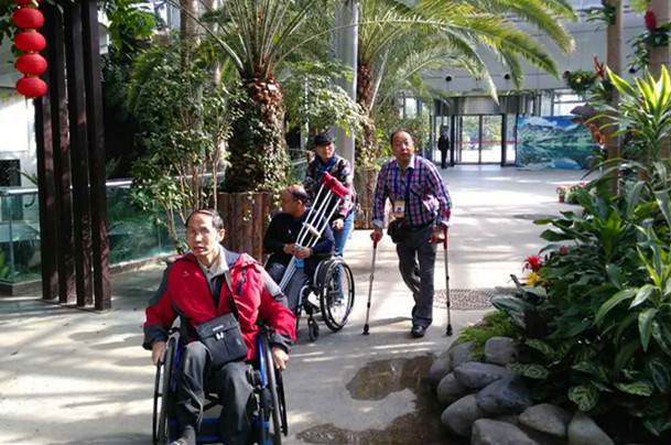 图为北京植物园体验现场