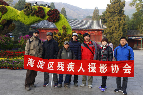 图为采风现场
