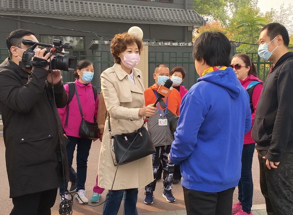 图为体验现场