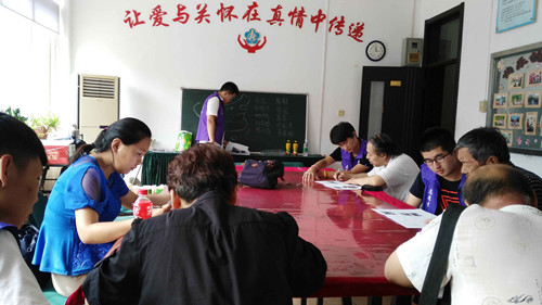 图为调研现场